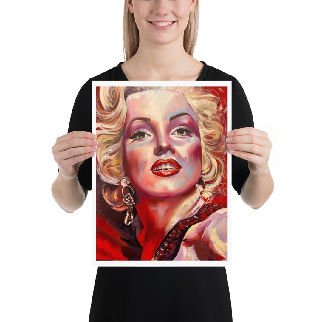 Marilyn Monroe Poster Print - Etsy