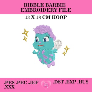 Barbie bible embroidery file