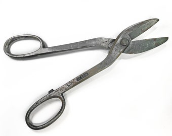 Legendary Quality WISS USA 10 Drop Forged Solid SteelTin Shears Scissors Snips Cutters.Great Vintage Condition,Use or Display, Collectible