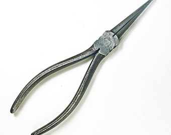 Antique Vintage 1930s-1940s DIAMALLOY NN57 Duluth MN, USA,Needle Nose 2.5" Long Reach Pliers. Jewelery Making. Use or Display. Collectible.
