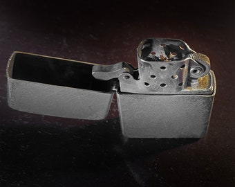 Vintage 1950s ZIPPO Bradford PA Chrome Petroleum Fluid Cigarette Lighter. Use or Collectible Display