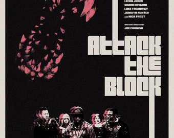 映画『アタック・ザ・ブロック』のポスター - Etsy 日本