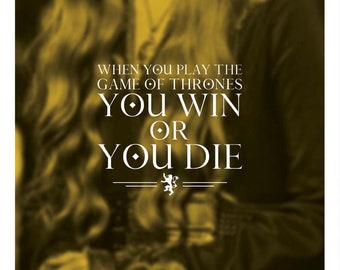 GOT Quote Poster - Cersei