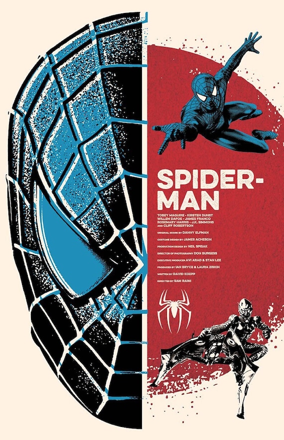 スパイダーマン映画ポスター - Etsy 日本
