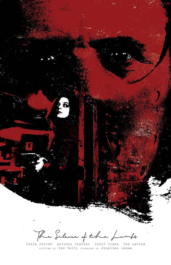 羊たちの沈黙の映画ポスター - Etsy 日本