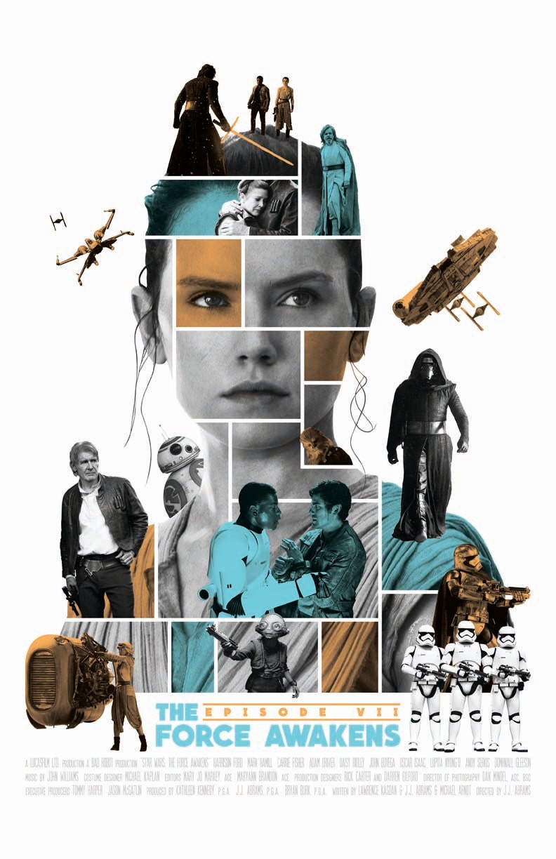 Posters Cine Star Wars The Force Awakens Peliculas 120x80 Cm