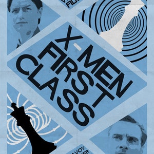 X-Men First Class Retro Film Poster v.2