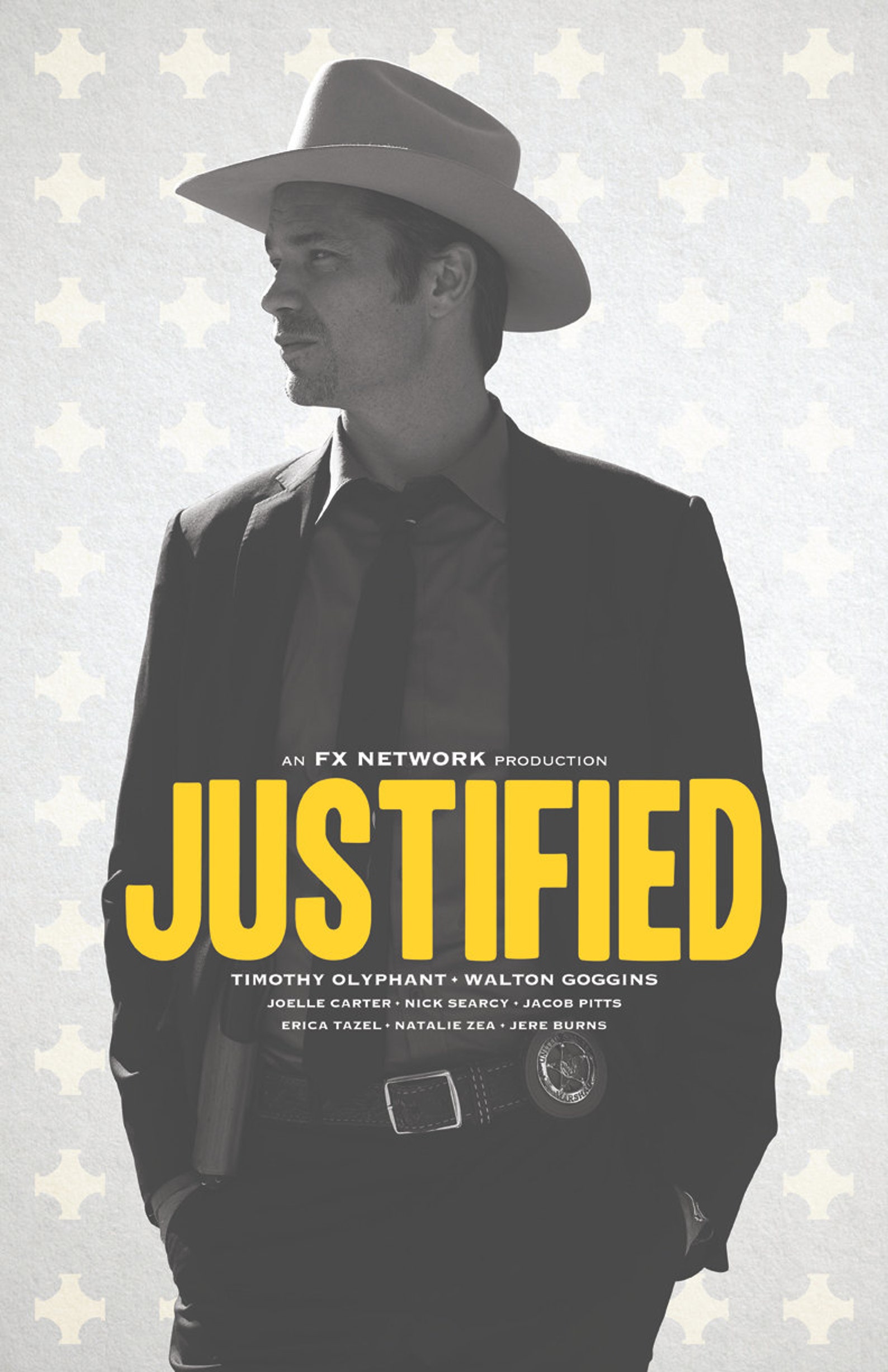 Justified TV Show Poster Etsy