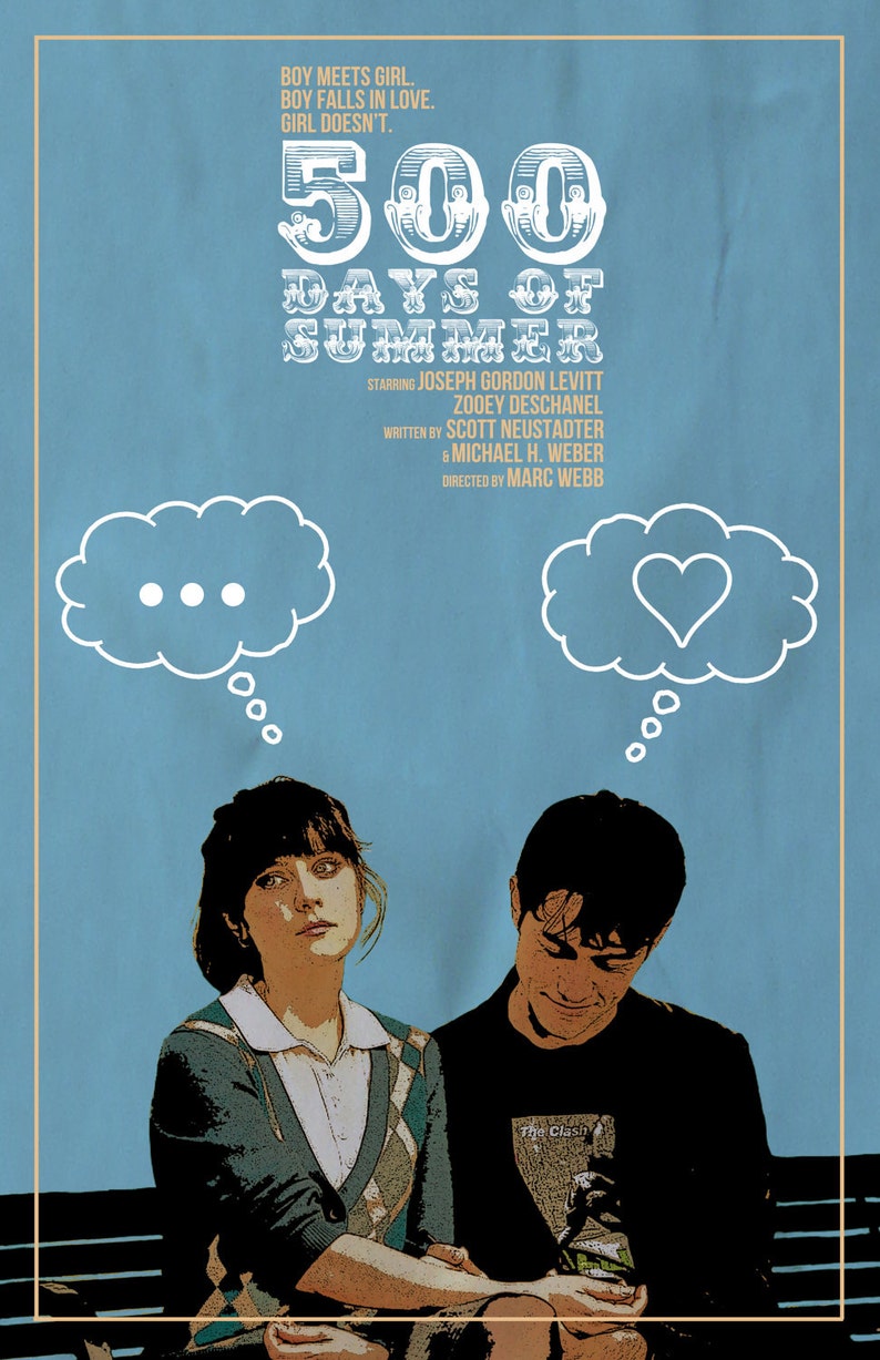 500 Days of Summer Film Poster v3 image 1