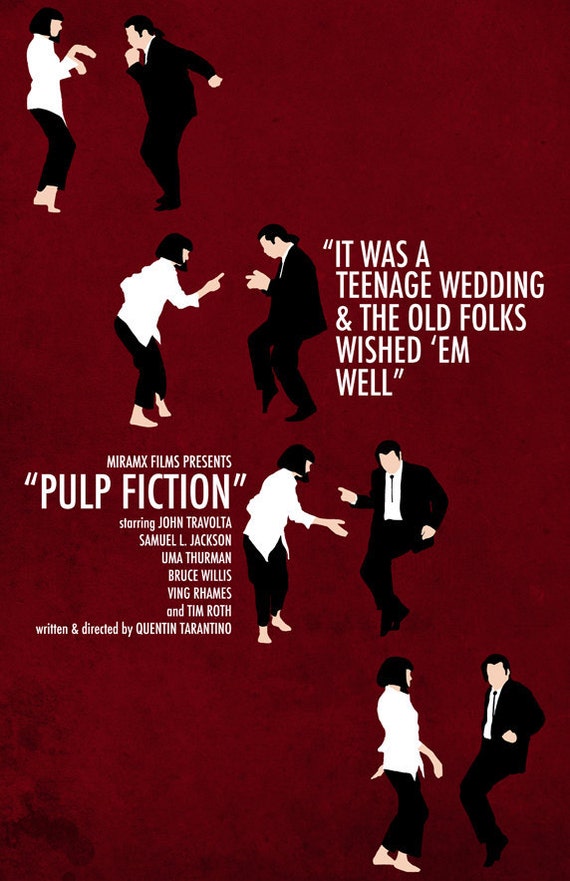 Pulp Fiction Film Poster 