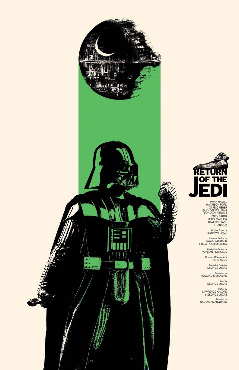 Star Wars: Episode VI - Movie Poster / Print (Space Battle) (Size: 27  X38)