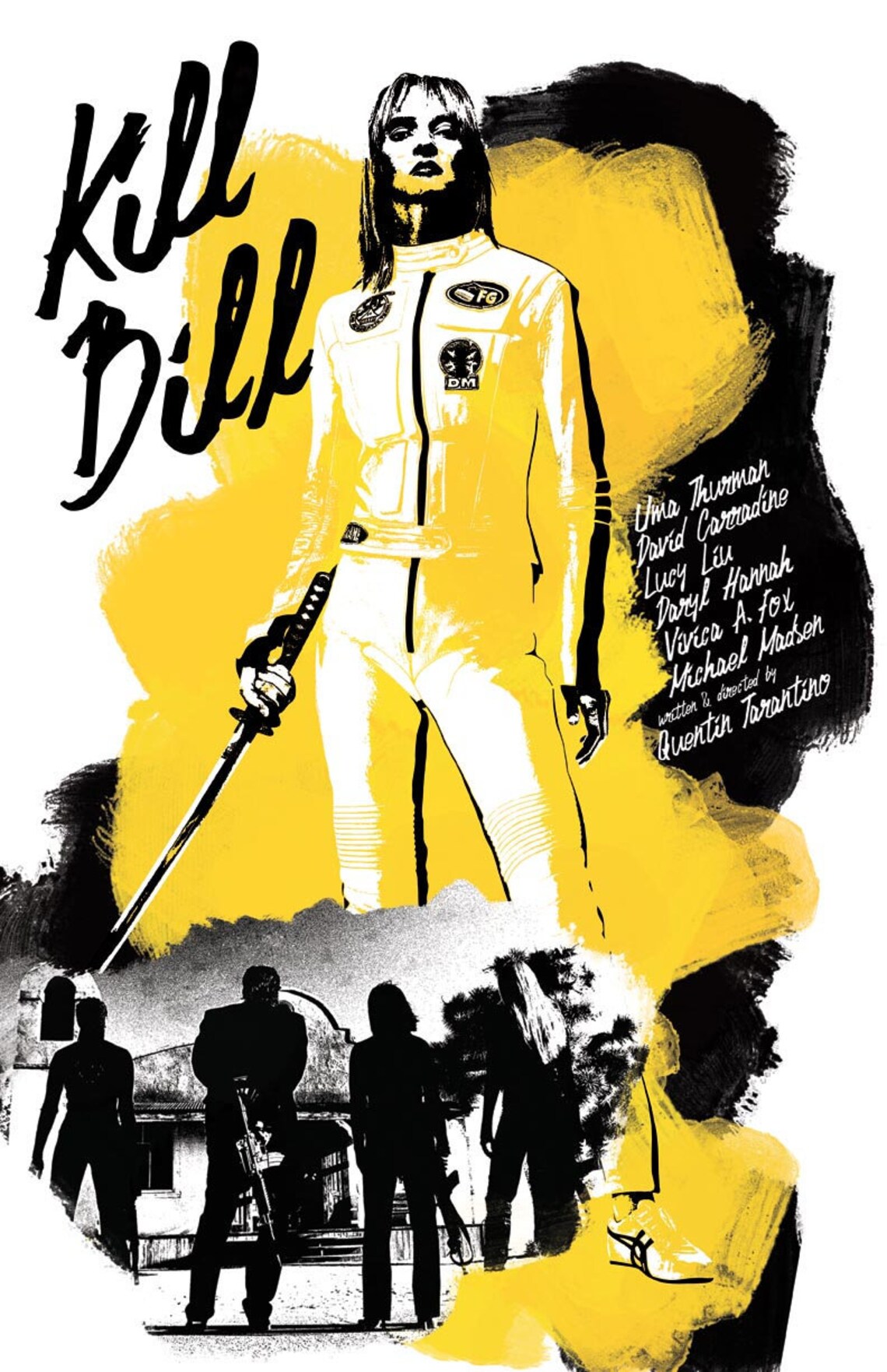 Kill Bill Film Poster V2 Etsy Canada