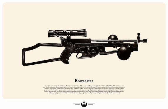 スターウォーズ武器ポスター - チューバッカボウキャスター