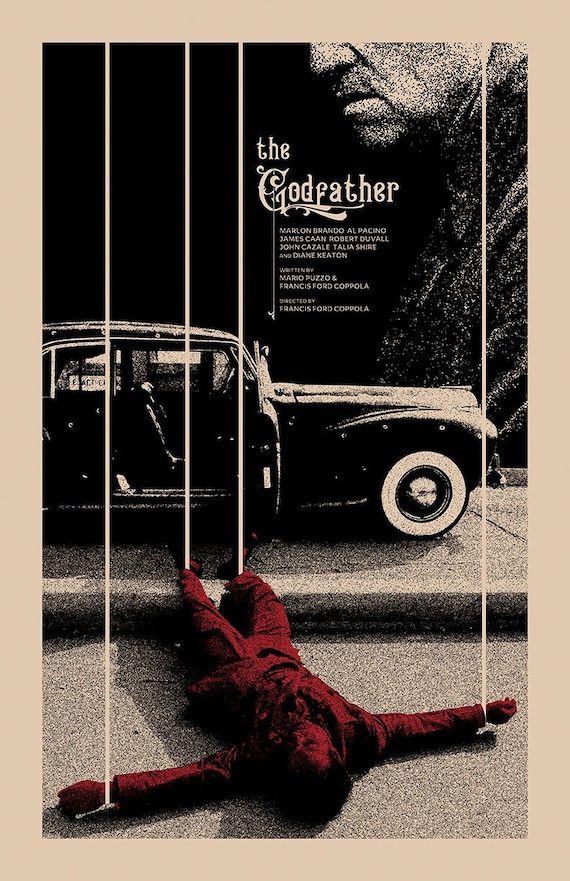 The Godfather Film Poster - Etsy