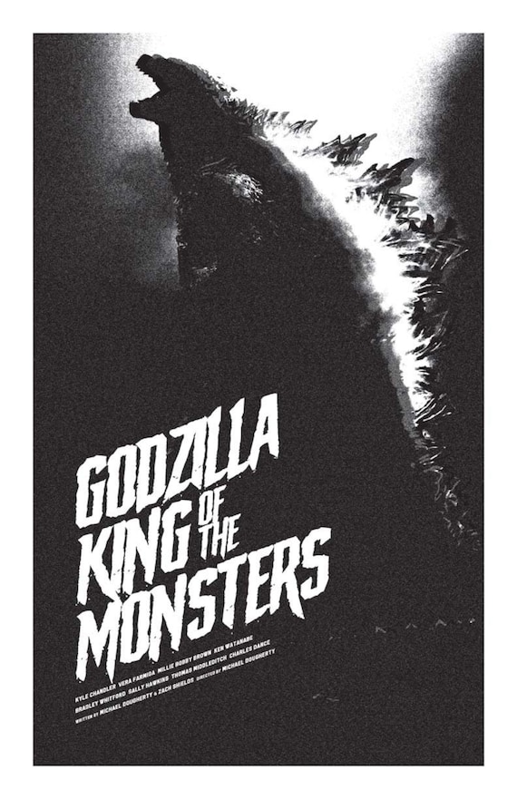 Godzilla King of the Monsters Poster - Etsy