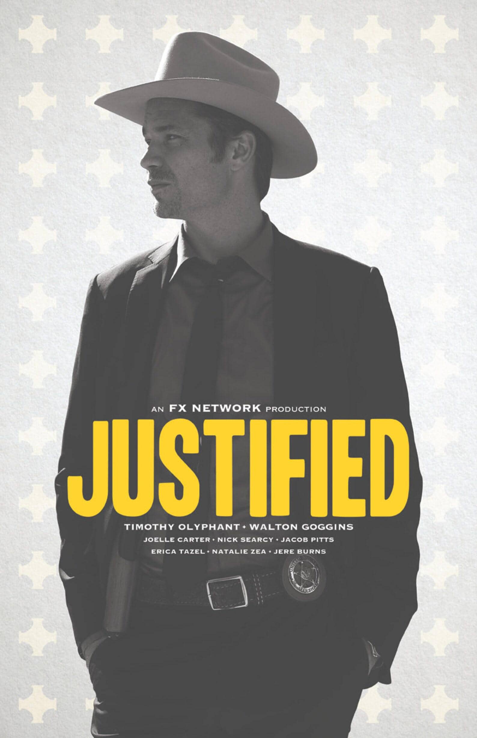 Justified - TV Show Poster, image size:1588x2454
