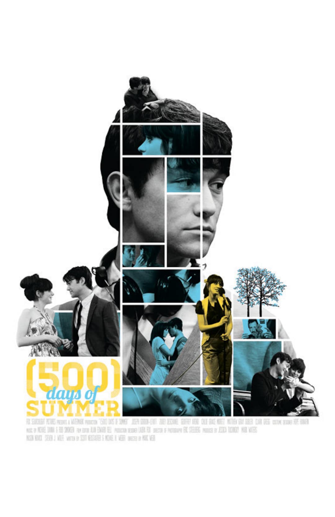 500 days of Summer - A3 Poster - Frankly Wearing
