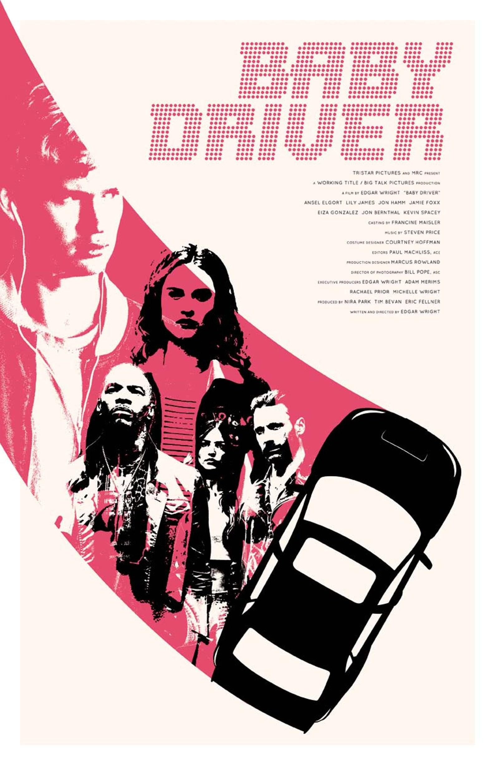 BABY DRIVER ポスター Amazon.com: BABY DRIVER (2017) Original Authentic Movie