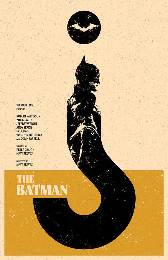 The Batman ポスター USポスター『THE BATMAN−ザ・バットマン−』2022 予告版 C