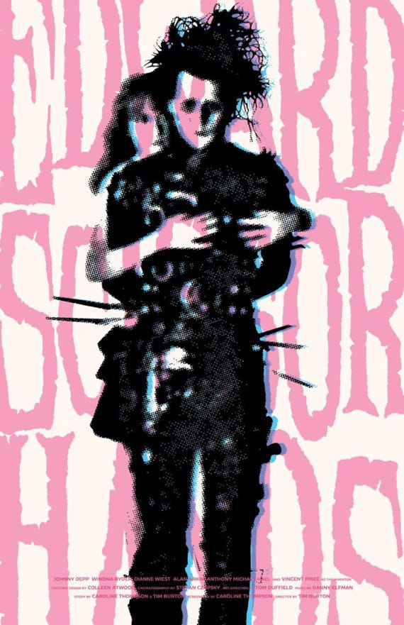 映画『シザーハンズ』のポスター - Etsy 日本