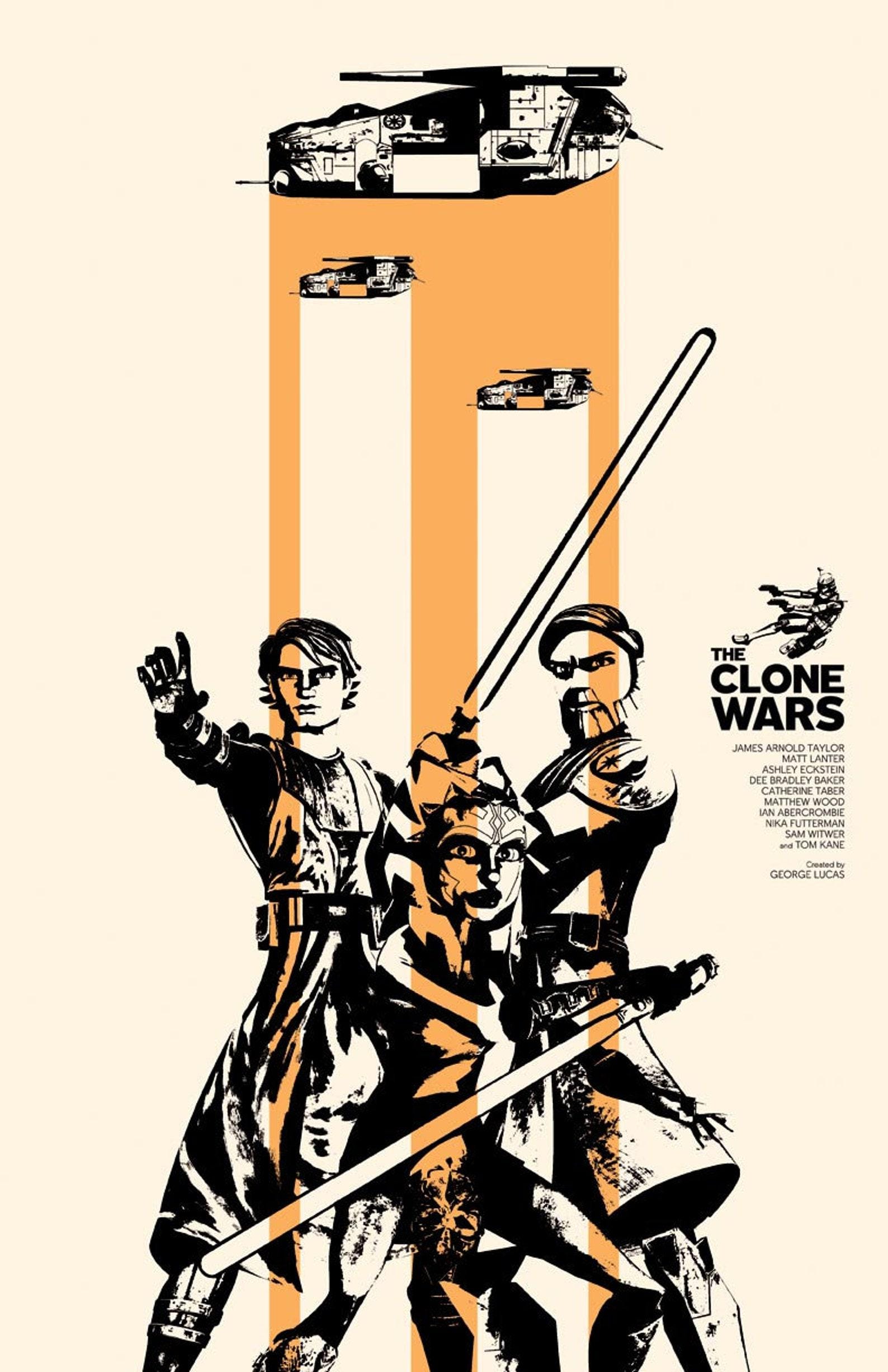 The Clone Wars Poster - Etsy