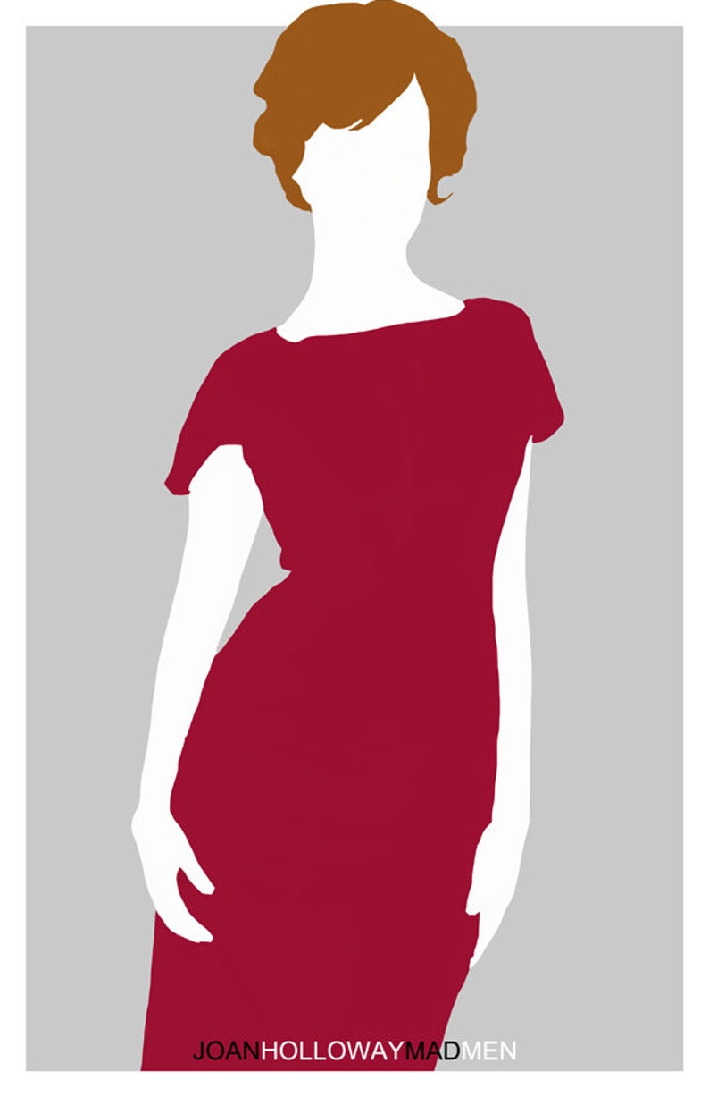 Joan Holloway Mad Men Character Poster image 1