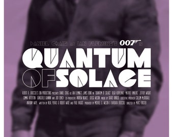 Quantum Of Solace Film Poster