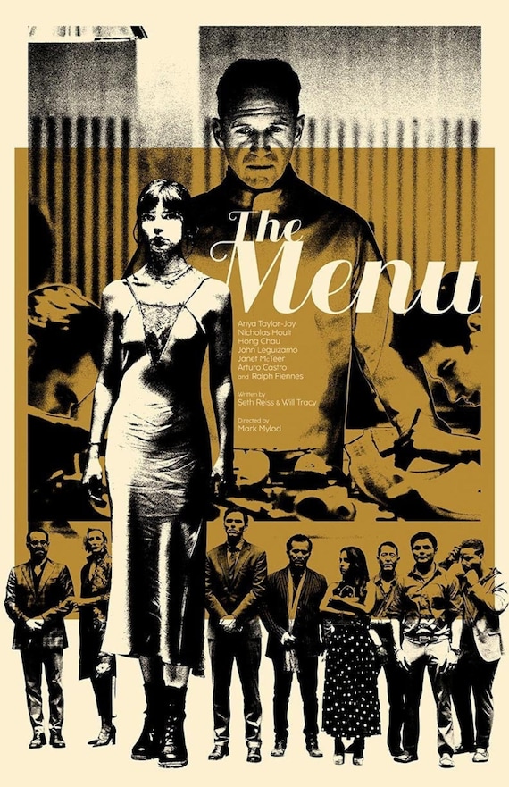 映画『ザ・メニュー』のポスター - Etsy 日本
