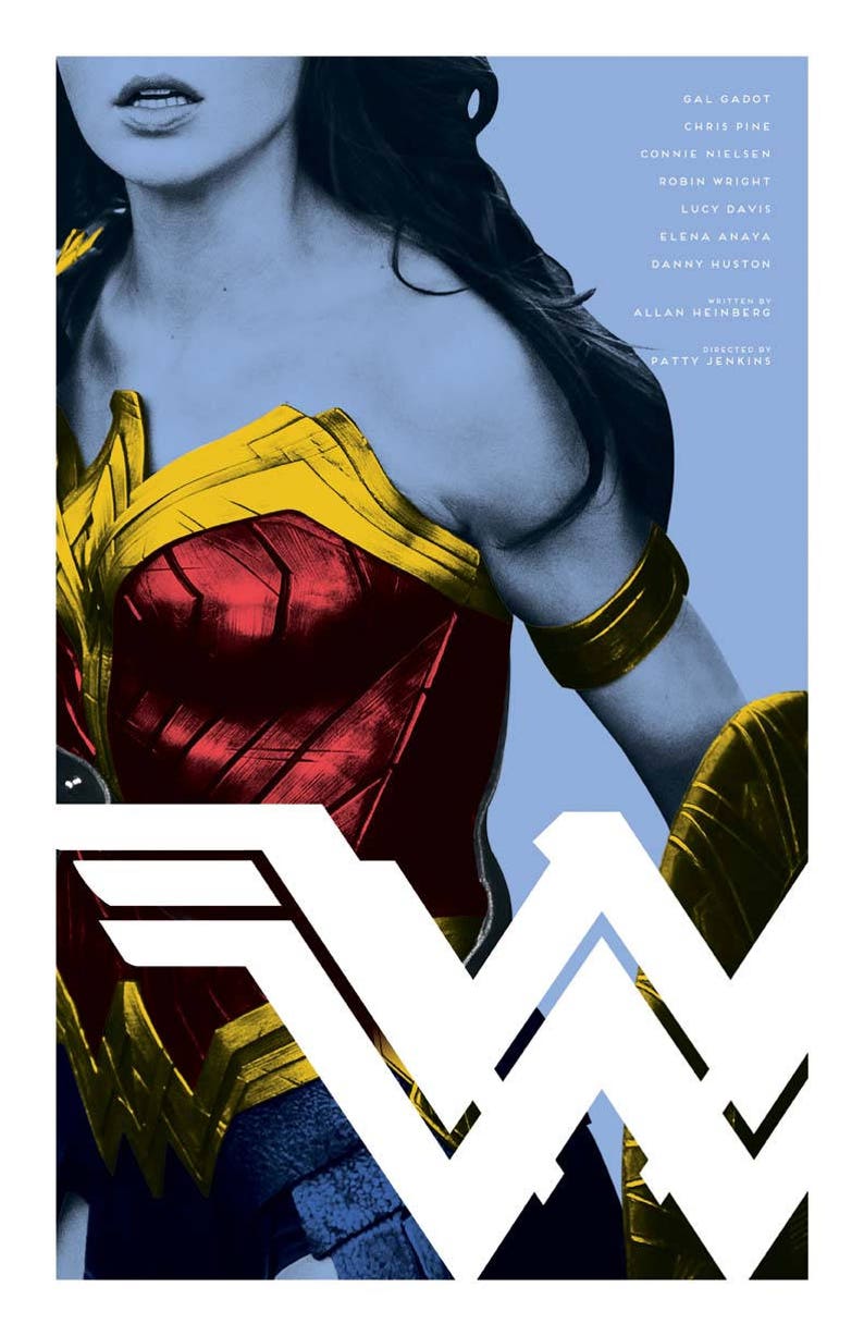 Wonder Woman Film Poster | Etsy