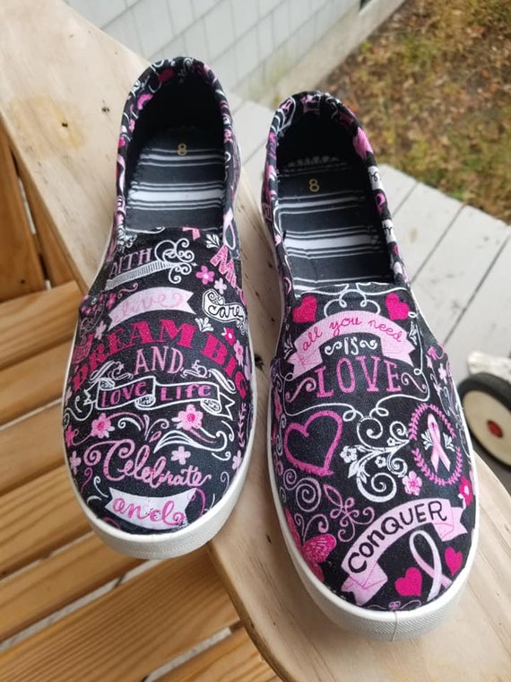 Breast cancer shoes best sale