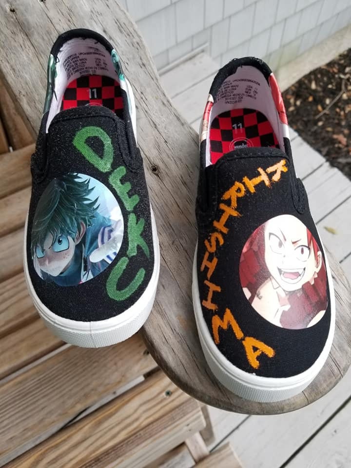 Anime Vans Shoes - Etsy Anime Vans Shoes - Etsy