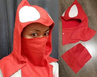 Ashitaka cosplay hood sewing pattern