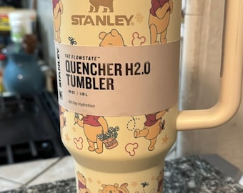 Classic Winnie The Pooh Inspired Tumbler 40oz Cup, Original Classic Winnie The Pooh 40oz Tumbler, Winnie The Pooh Tumbler 40oz Stan