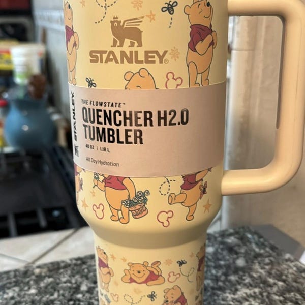 Classic Winnie The Pooh Inspired Tumbler 40oz Cup, Original Classic Winnie The Pooh 40oz Tumbler, Winnie The Pooh Tumbler 40oz Stan