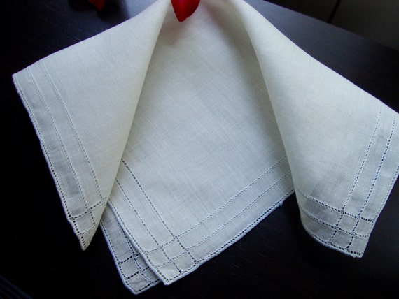 Antique Hankie Victorian Era Handkerchief Wedding… - image 4