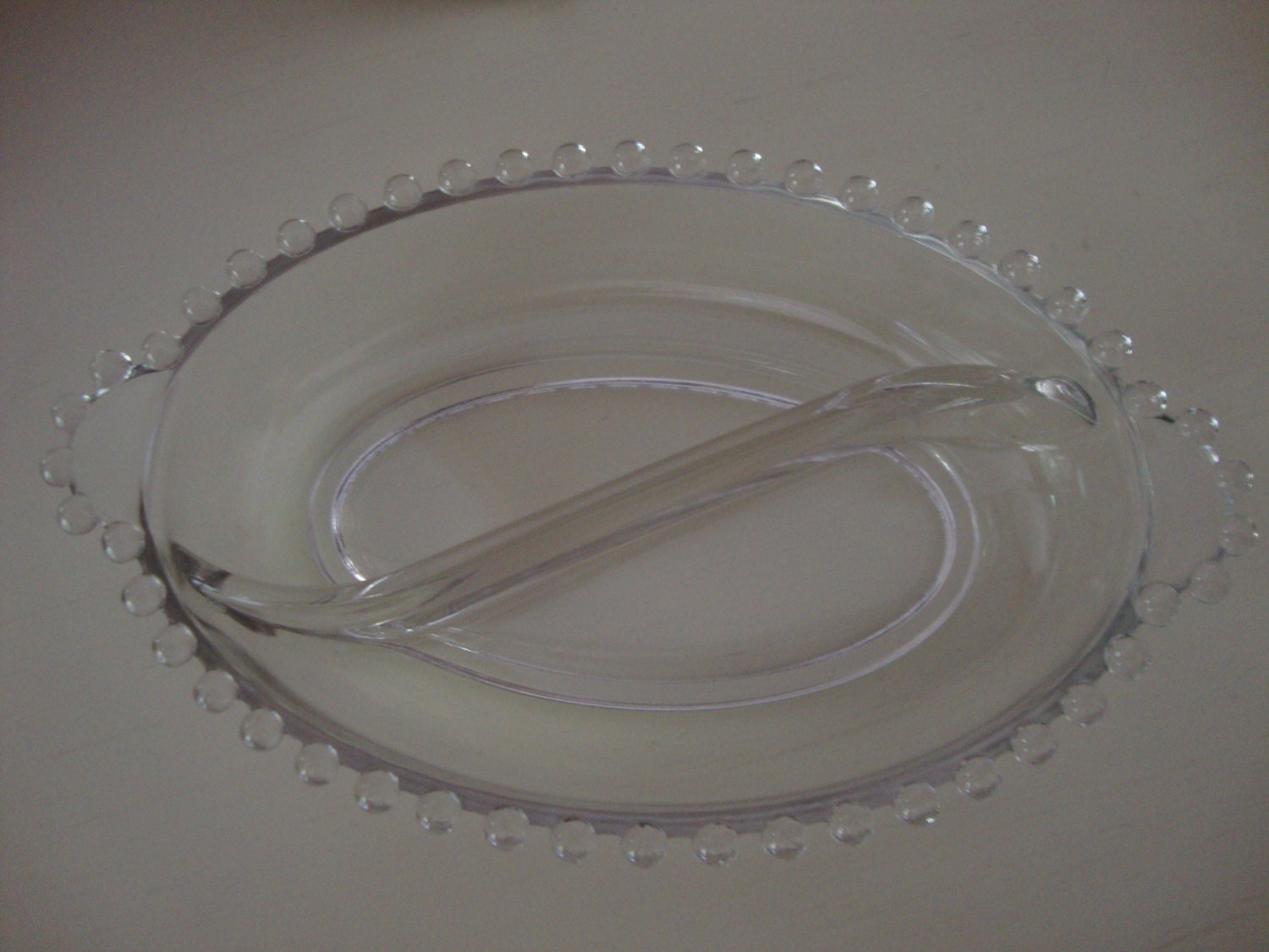Candlewick Relish Dish Vintage Glass Serving Bowl Divided Bowl Etsy UK