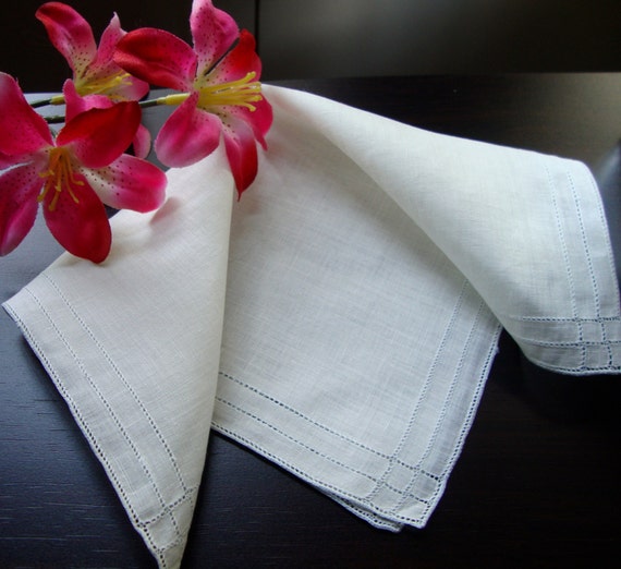 Antique Hankie Victorian Era Handkerchief Wedding… - image 1