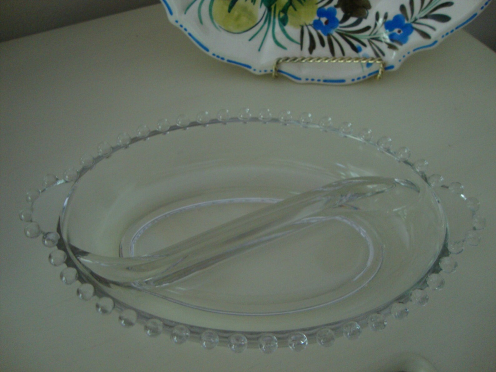 Candlewick Relish Dish Vintage Glass Serving Bowl Divided Bowl Etsy UK
