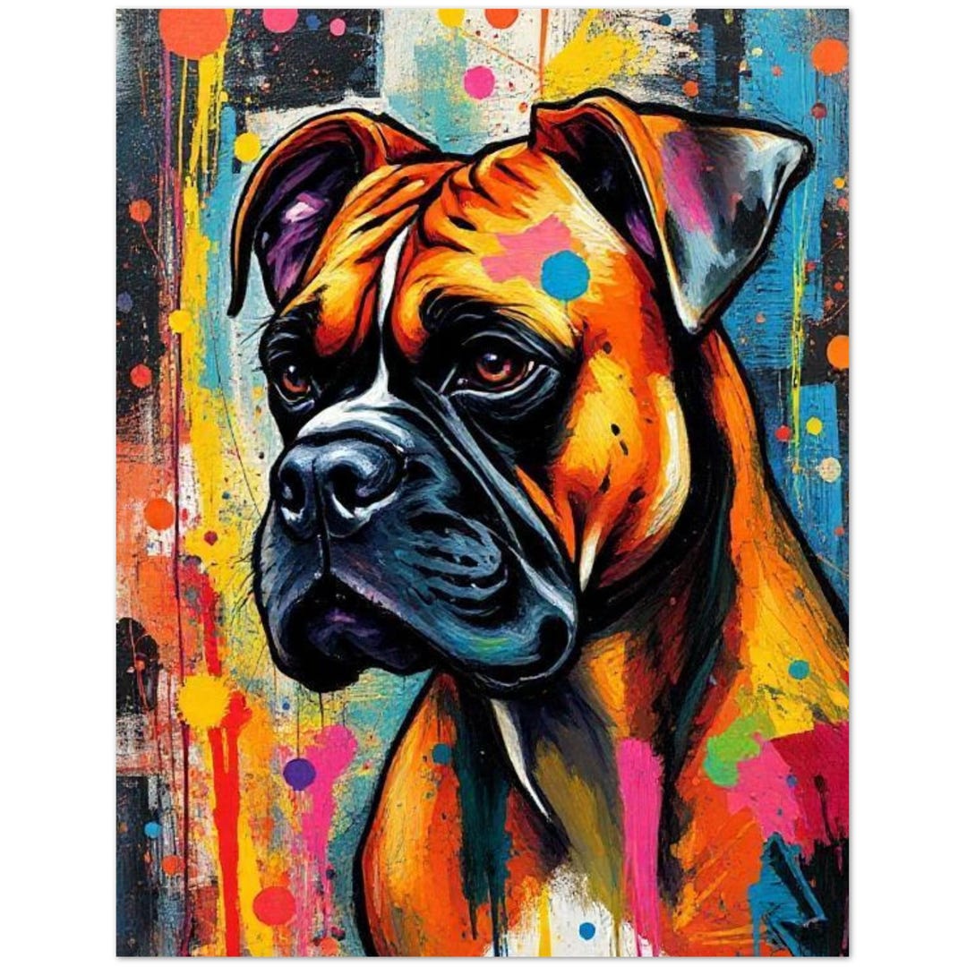 Boxer Blank Note Cards Pack of 10 Greeting Cards (US & CA) - Etsy
