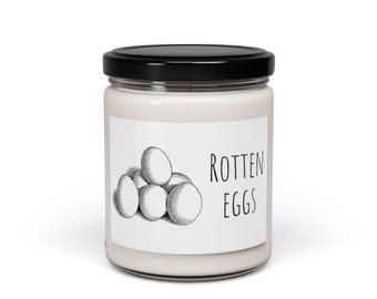 Rotten Eggs Candle | Scented Soy 9oz