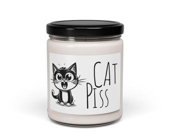 Cat Piss candle | Soy Candle, 9oz