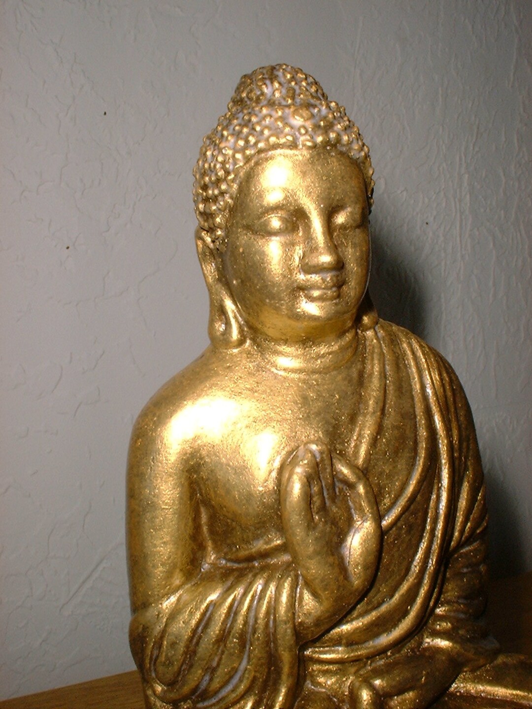 Buddha Buddha Statue GOLD Gold Finish Seated Buddha Etsy
