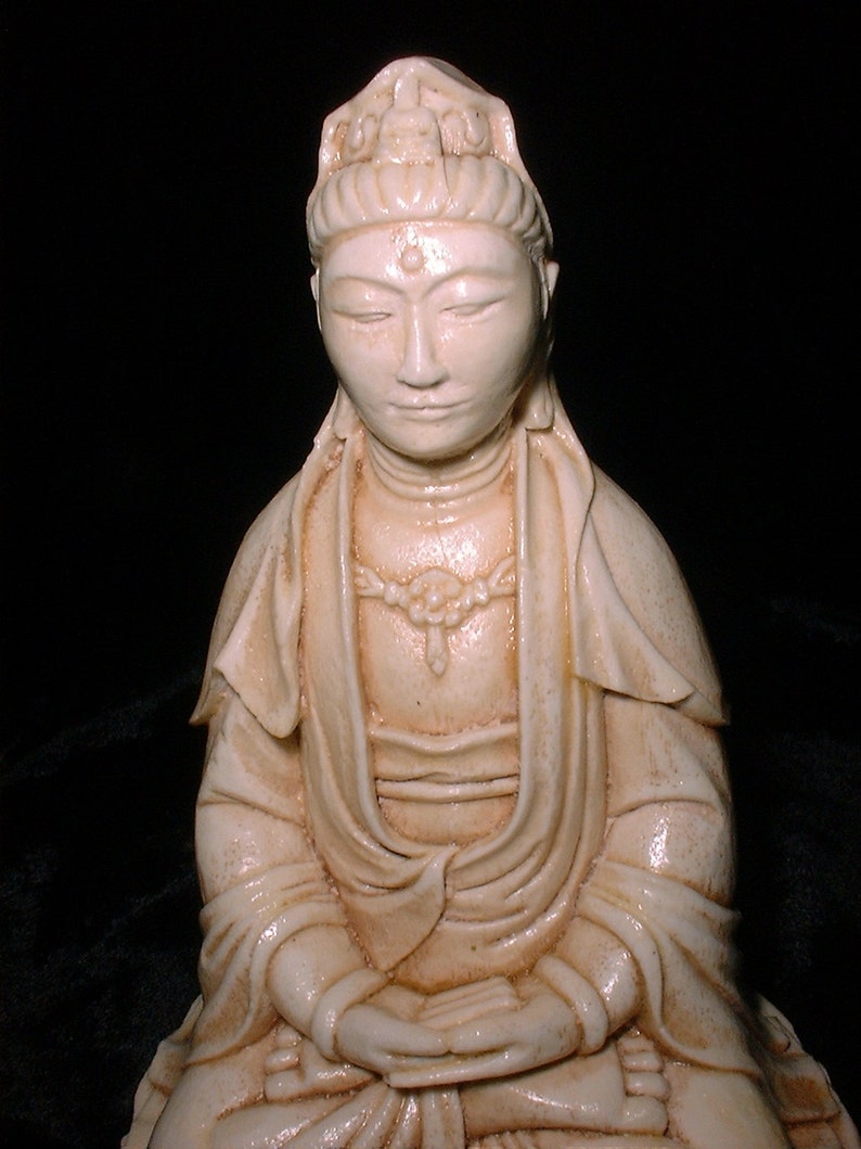 Quan Yin Buddha Female Buddha Statue Goddess of Etsy