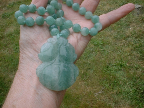 Carved Vintage JADE - SALE 20% off - JADE - Neckl… - image 4