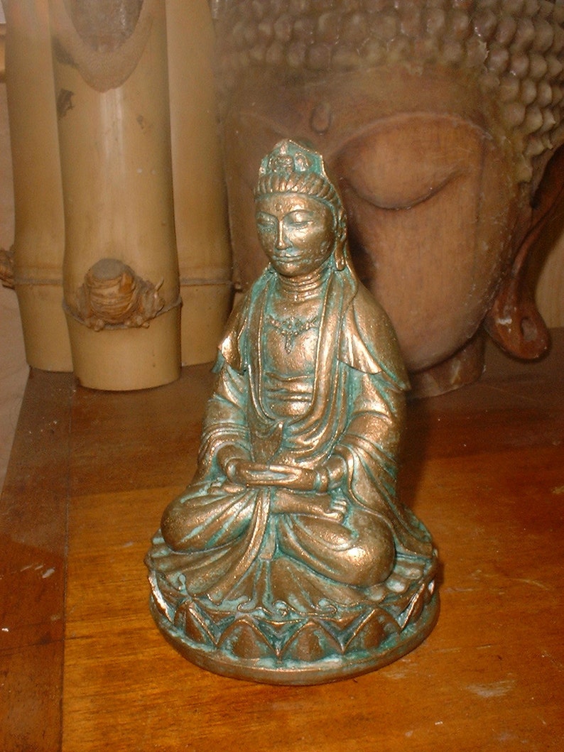 Quan Yin Female Buddha Buddha Statue Goddess of Etsy