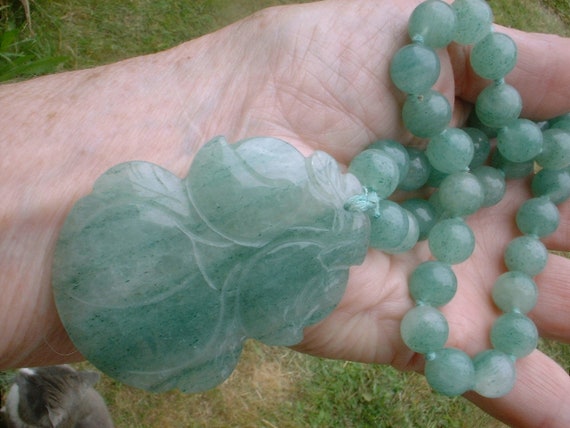 Carved Vintage JADE - SALE 20% off - JADE - Neckl… - image 5