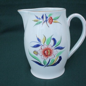 Adams & Sons England Calyx Ware Milk Pitcher Cambodia Pattern
