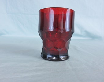 Viking Glass Ruby Red Georgian Tumbler
