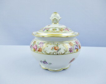 Schumann Germany Empress Dresden Flowers Covered Sugar