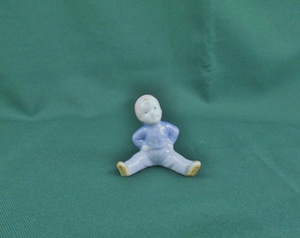 Porcelain Miniature Figurine in Traditional Dutch Clothing